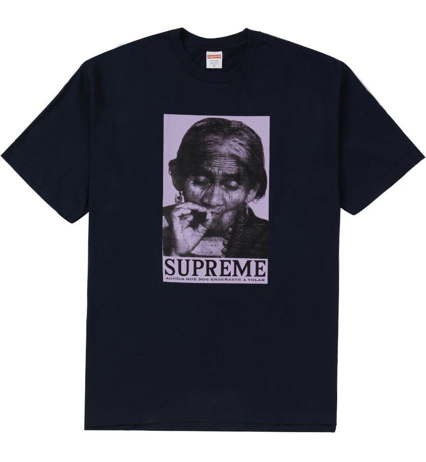 Supreme old lady smoking shirt clearance