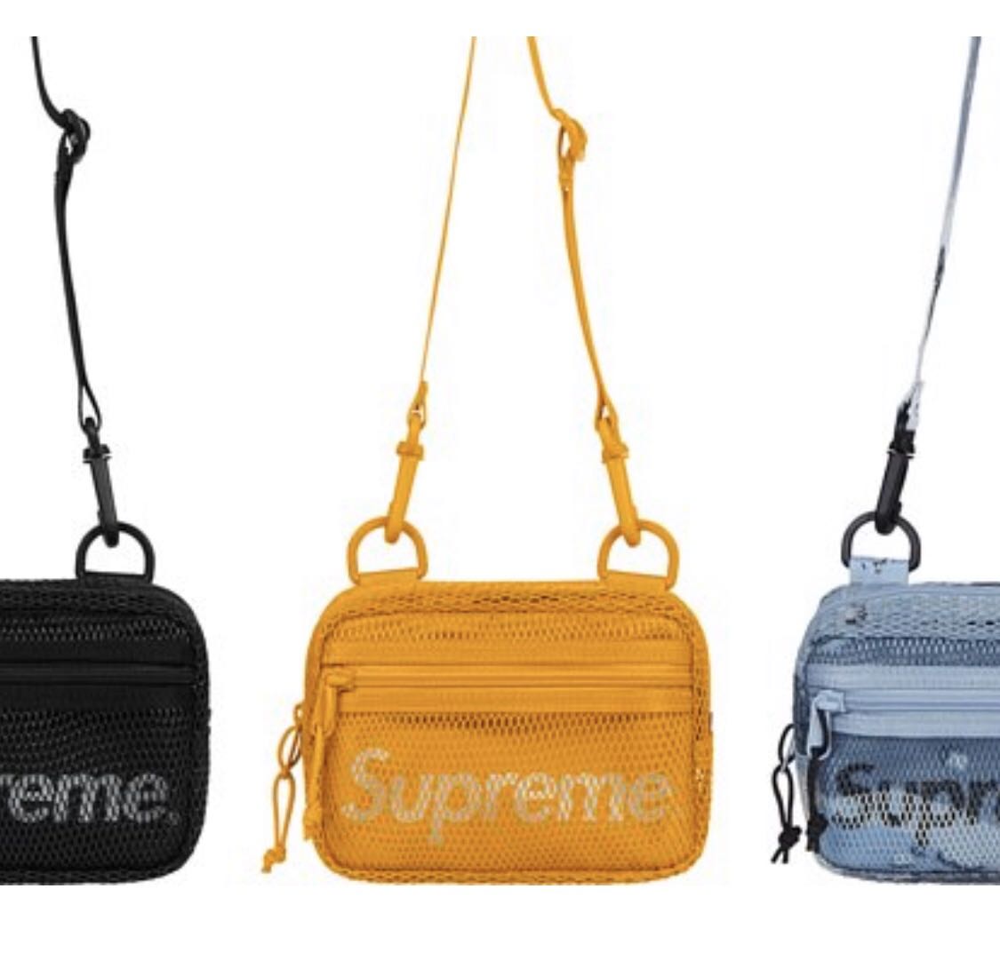 Supreme SS20 Shoulder Bag -Yellow, 名牌, 袋 & 銀包 - Carousell