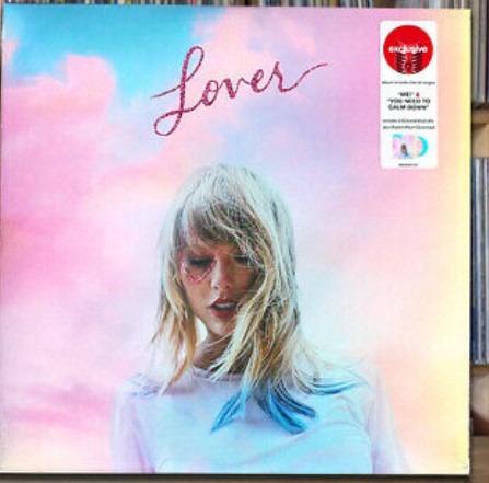 現貨 Taylor Swift - Lover Colored Vinyl LP US ver 黑膠 美國限定版 彩膠 泰勒絲, 興趣及遊戲, 收藏品及紀念品, 明星周邊 - Carousell