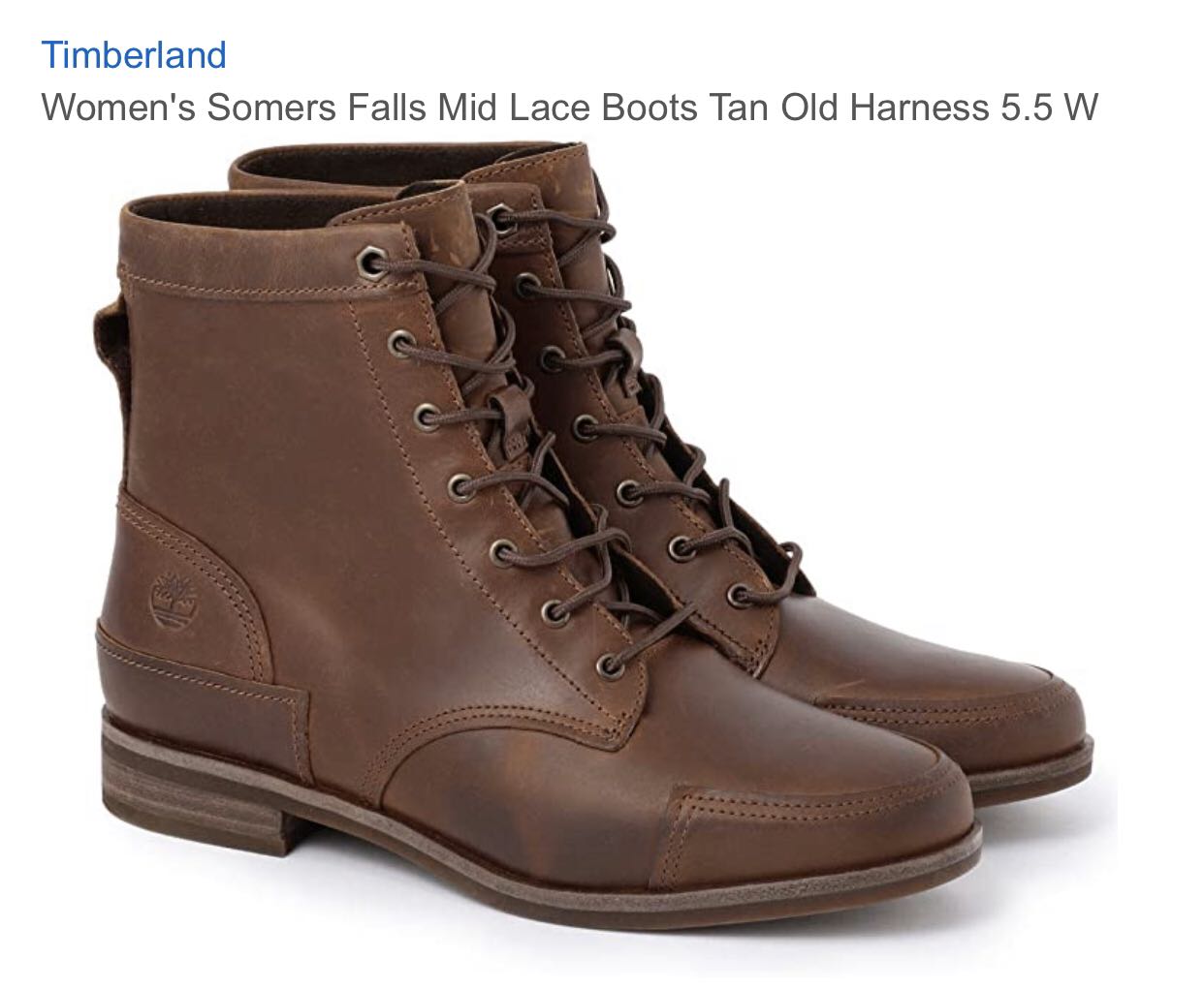 Timberland Somers Falls Mid Lace Boots in Tan Women s Fashion Footwear Boots on Carousell