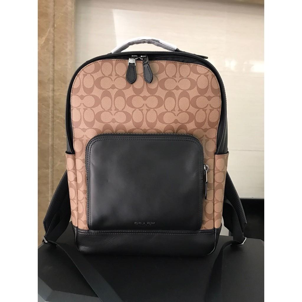 COACH F38755 GRAHAM BACKPACK in SIGNATURE CANVAS