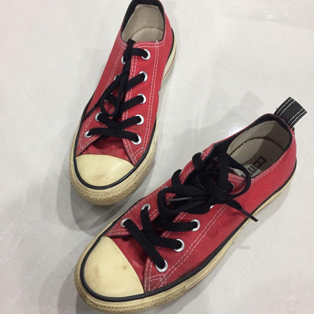 converse all star low maroon canvas