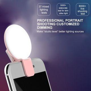 *FREE POST to West Malaysia only / Ready Stock*
LED Flash Light Camera Clip-on Mobile phone Selfie Ring (EACH) as shown sample design except white.
Free delivery is applied for this item.