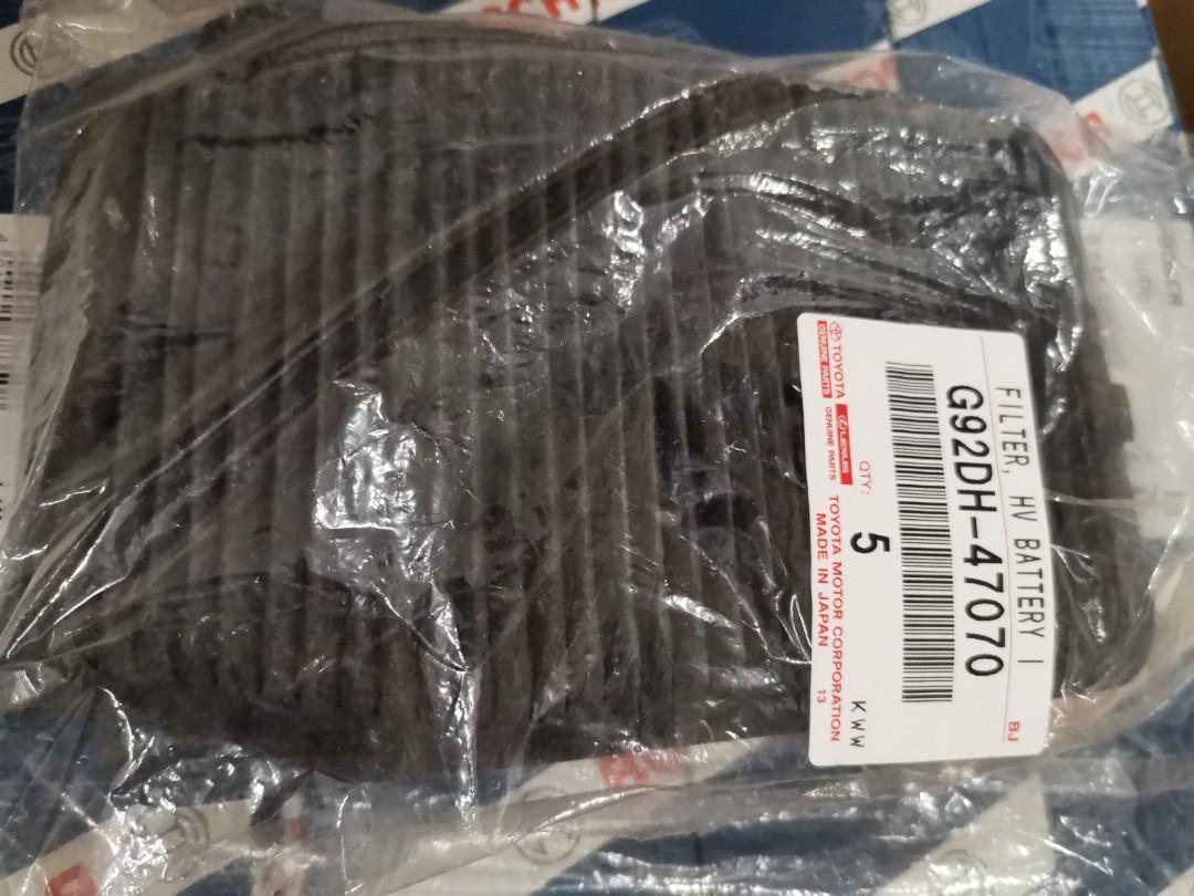 Genuine Toyota Prius battery filter, Car Accessories, Accessories on