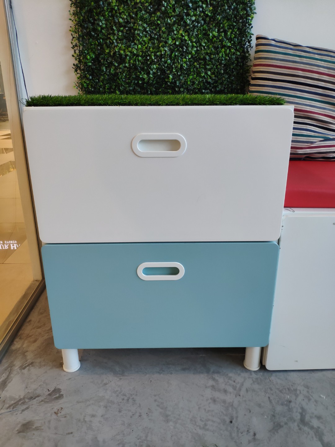 Ikea Stuva Drawer white/light blue, Babies & Kids, Baby Nursery & Kids