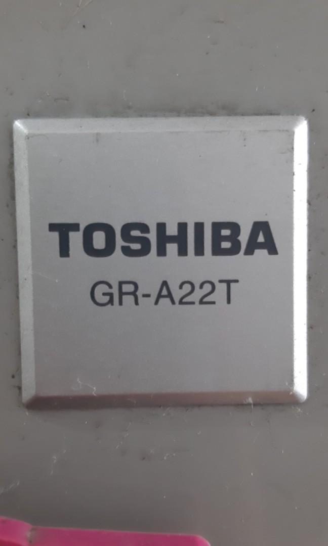 USED Toshiba Refrigerator (Model GR-A22T) (Category: Refrigerators and Freezers) located in Manila. Submitted by krstna.gn (Listing ID 1000097879, Image 3). Description: Specs: •63 inches tall •2 Door •No Frost •108 Watts 110V w/ AVR •Made in Japan •100% Working Condition RFS: Moved to a different place and the ref takes too much space. TO MAKE DEALS AFTER LOCKDOWN.