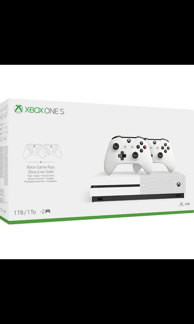 Xbox one s console dual controller bundle outlet