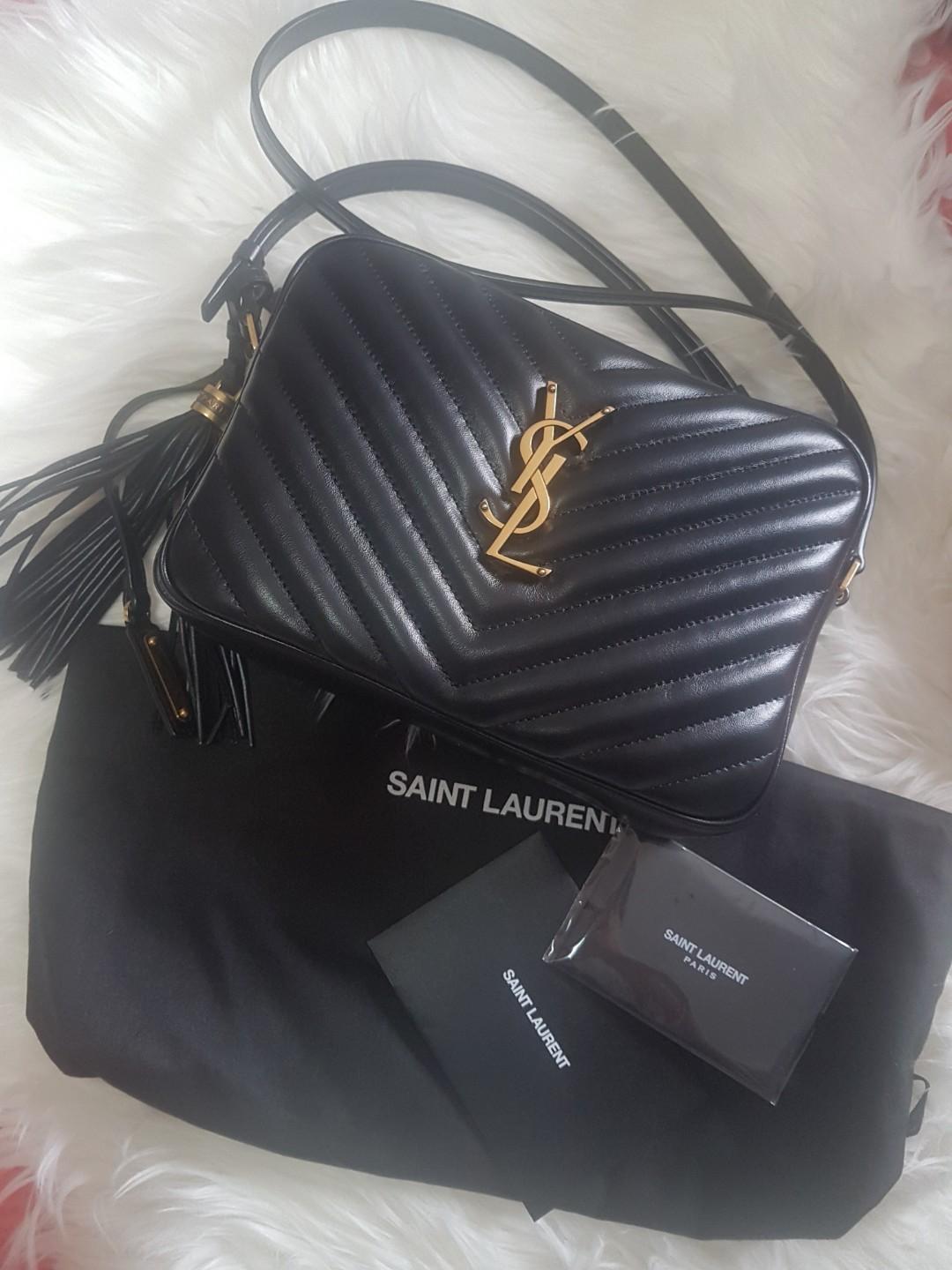 ysl lou camera bag navy