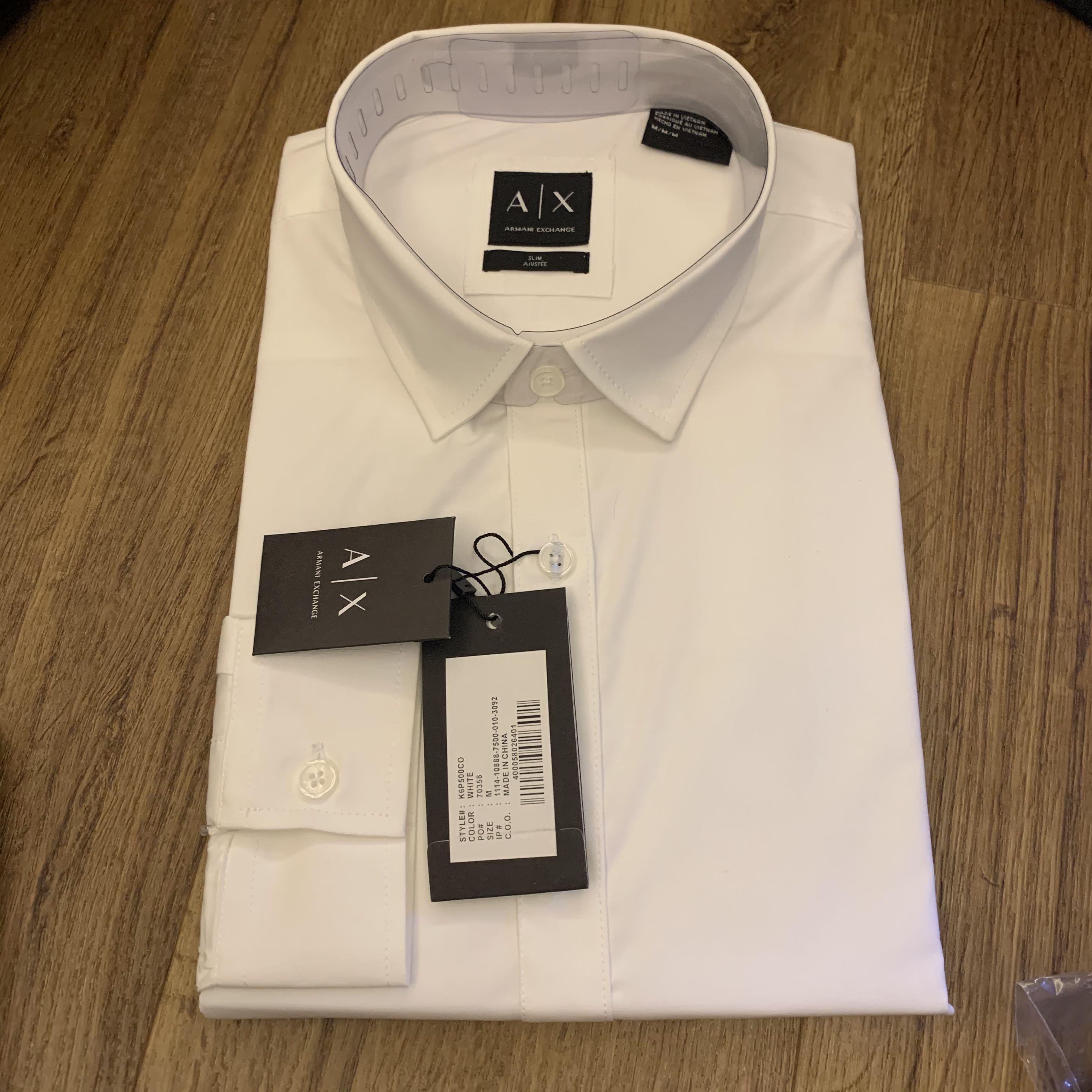 CLEARANCE SALE Armani Exchange M size a Formal Shirt, Men's Fashion, Tops &  Sets, Formal Shirts on Carousell