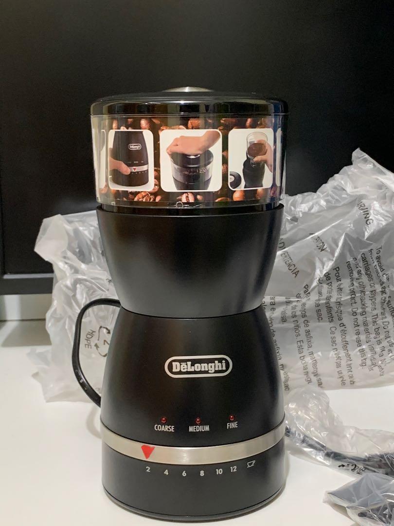 DELONGHI KG49 Coffee Grinder, 家庭電器, 廚房電器, 咖啡機及咖啡壺 Carousell