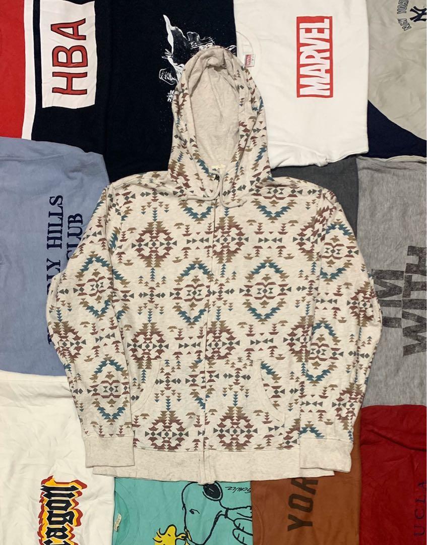 navajo print hoodie