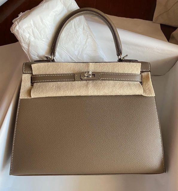 Auth hermes kelly depeches 25 pouch croc, Luxury, Bags & Wallets on  Carousell