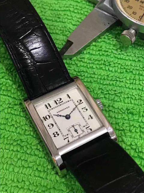 Longines rectangular watch men's sales