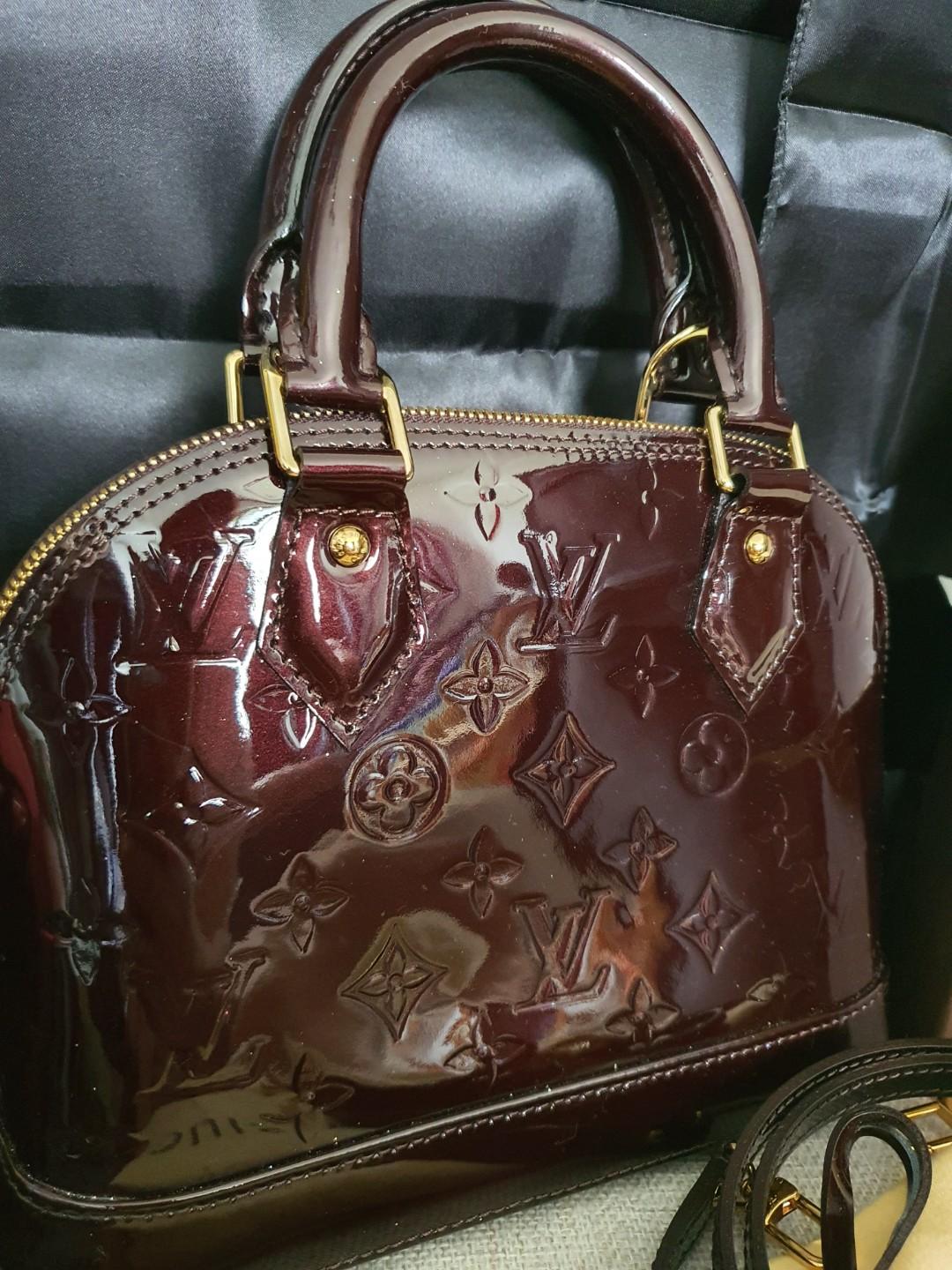 Louis Vuitton Alma BB Handbag in Amarante Red – EliteLaza