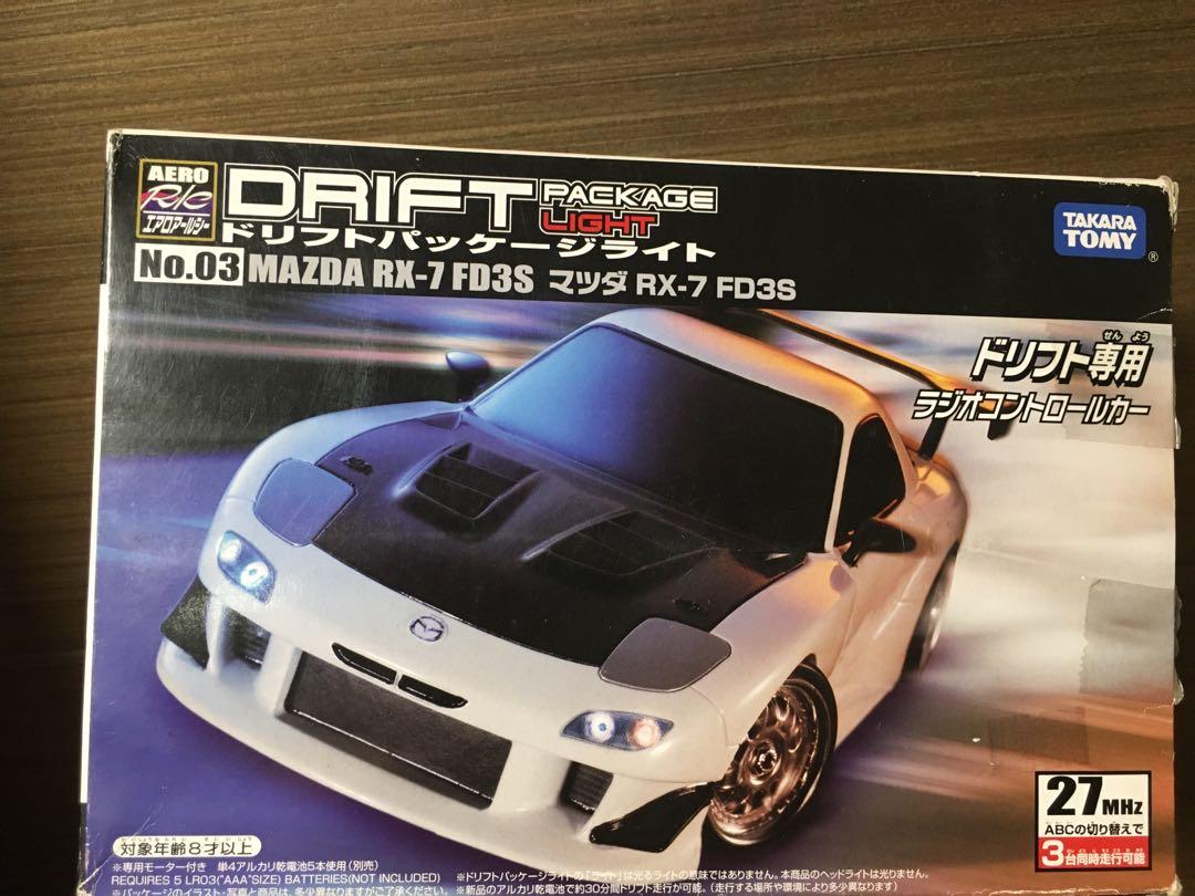Takara Tomy Mazada Rx7 Fd3s Drift 模型遙控車高橋涼介頭文字d 玩具 遊戲類 玩具 Carousell