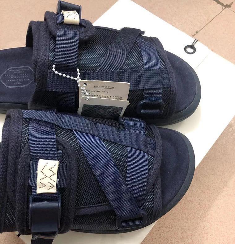Visvim black christo Japanese streetwear sandals slippers slides coach ...