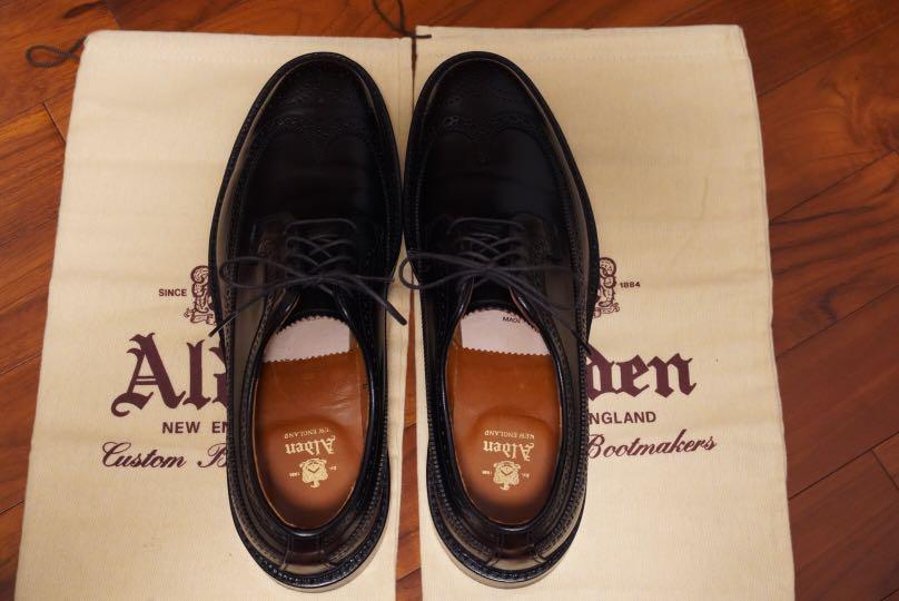 Alden Shell Cordovan Longwing Black, 男裝, 鞋, 西裝鞋- Carousell