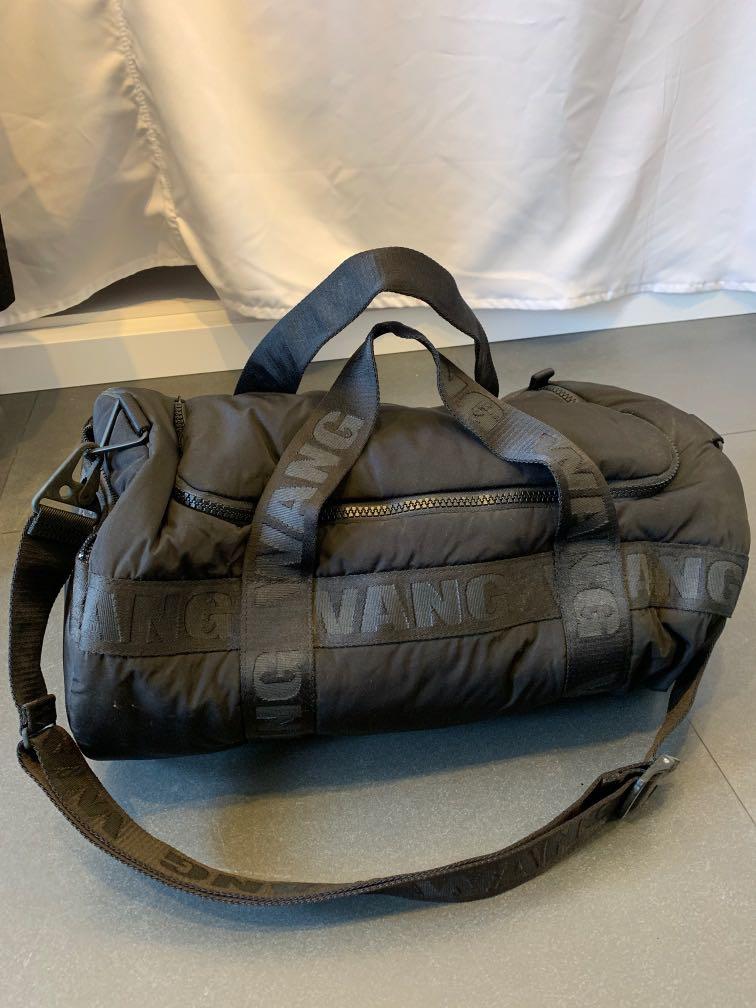 Alexander Wang x H M black duffle bag