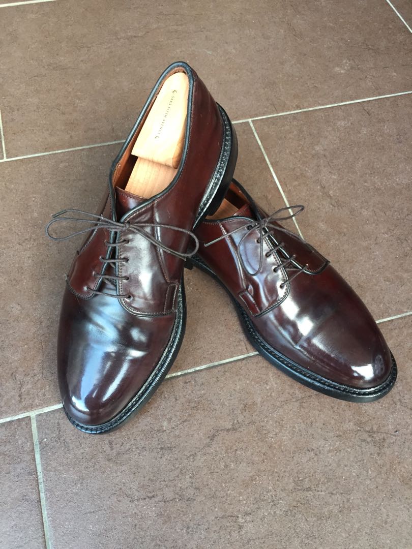 Allen Edmonds Burgundy 馬 Cordovan 9B - 靴