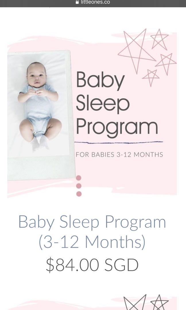 Baby sleep program, Babies & Kids, Nursing & Feeding on Carousell