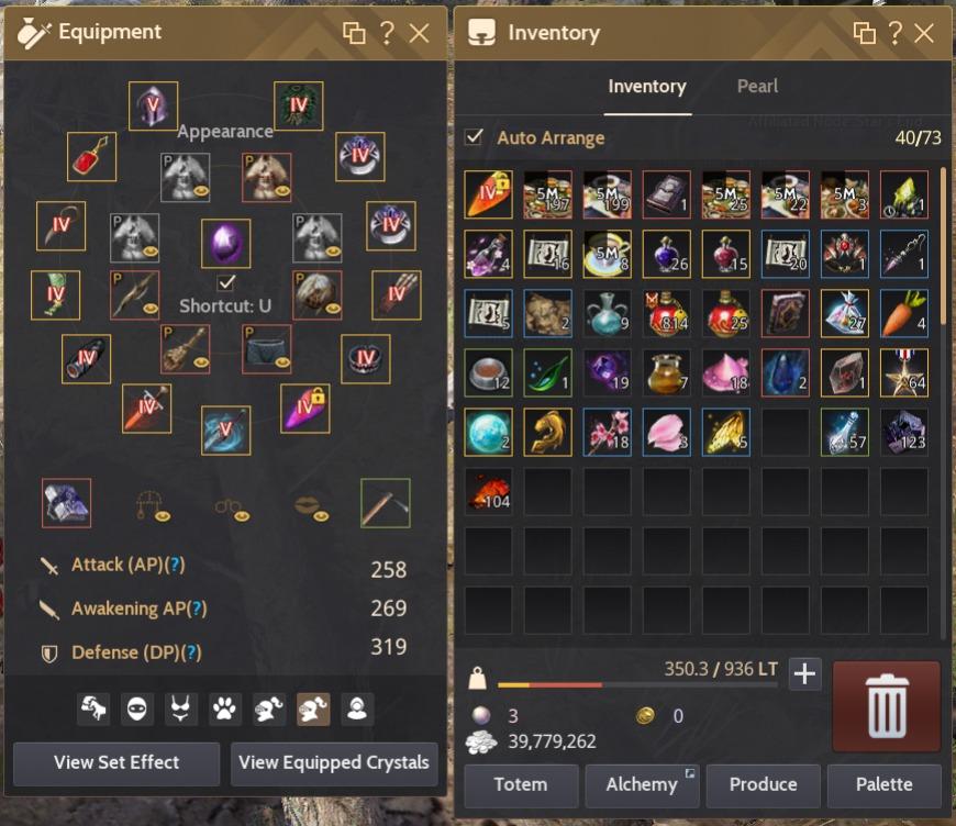 Black Desert Online SEA Account Pen Dande Lvl 62 BDO SEA, Video Gaming