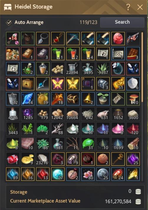 Black Desert Online SEA Account Pen Dande Lvl 62 BDO SEA, Video Gaming