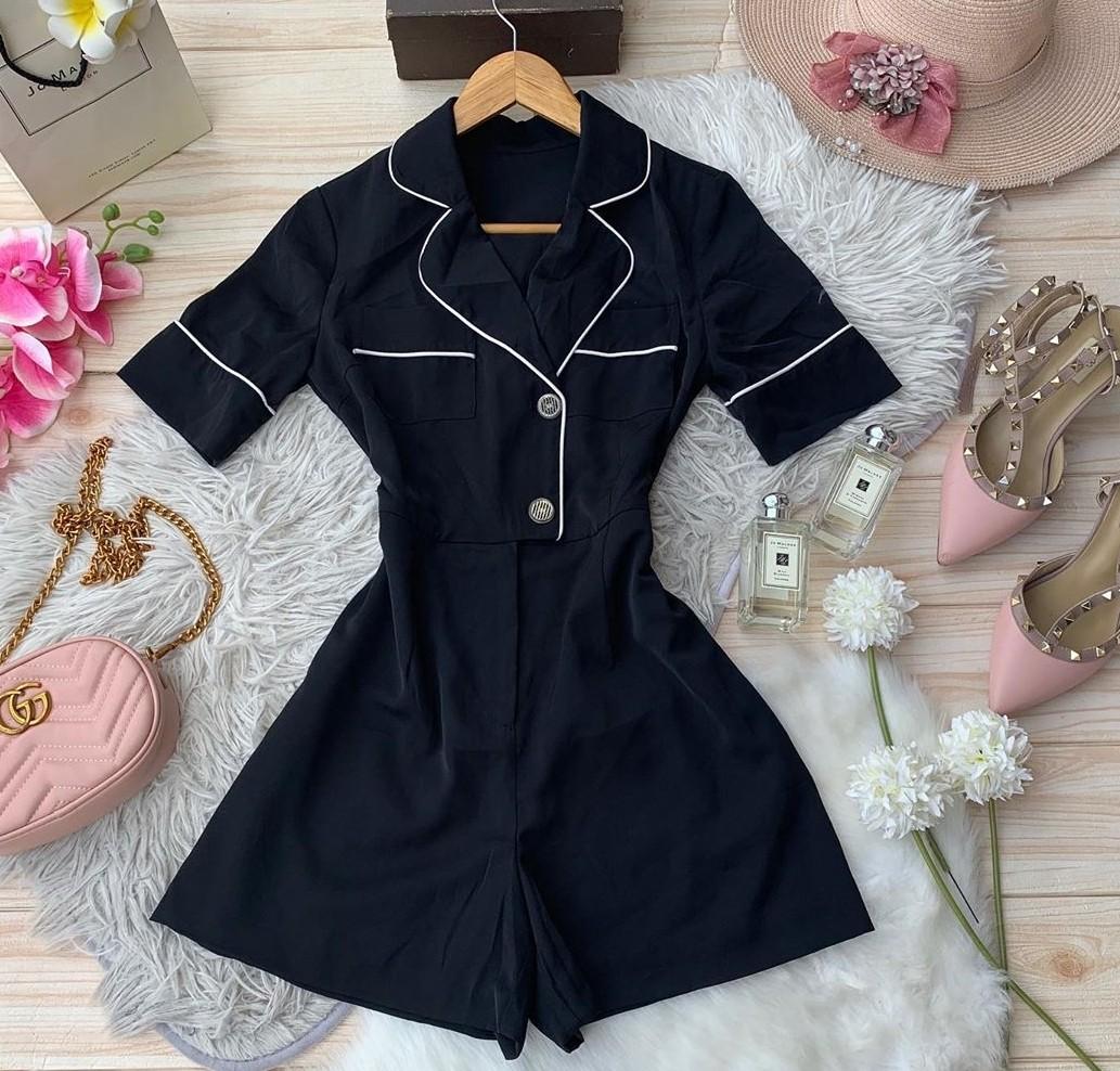 polo romper womens