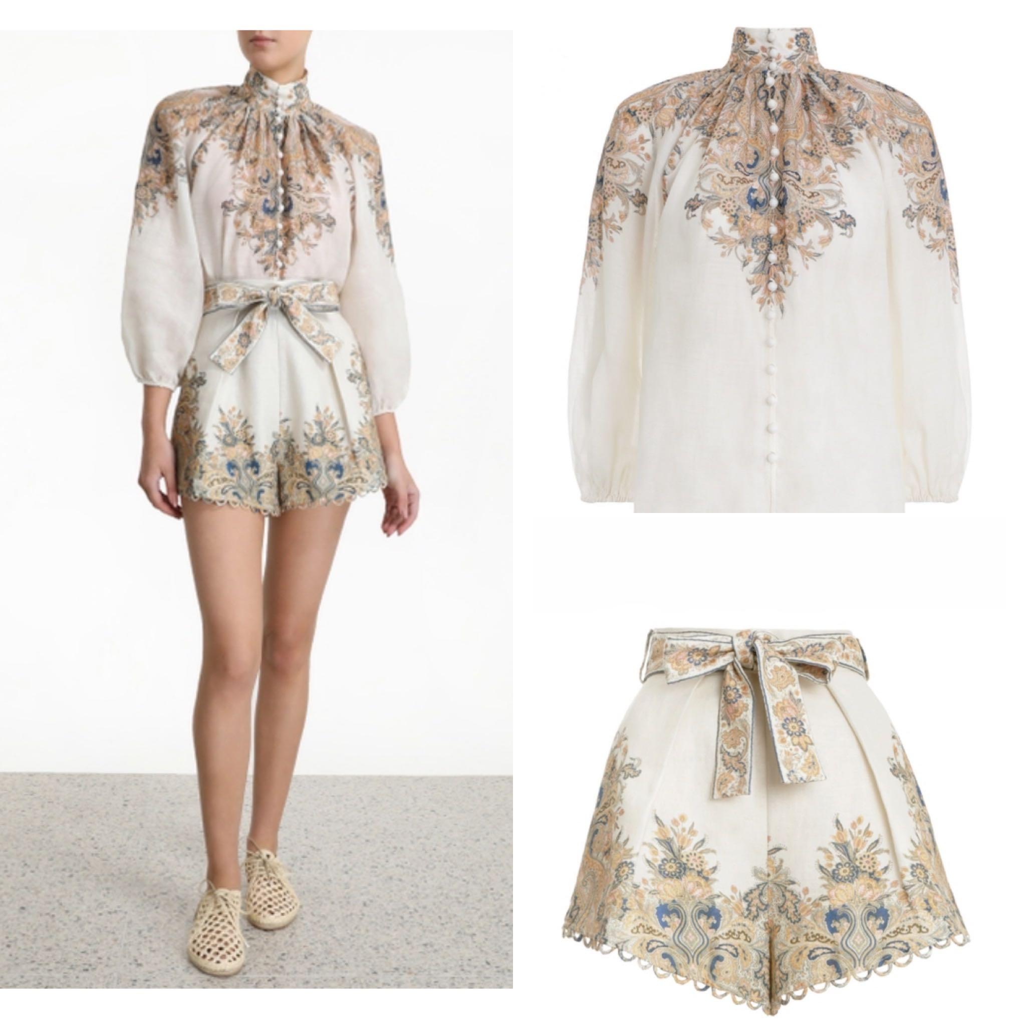 BNWT Authentic Zimmermann Freja Paisley 