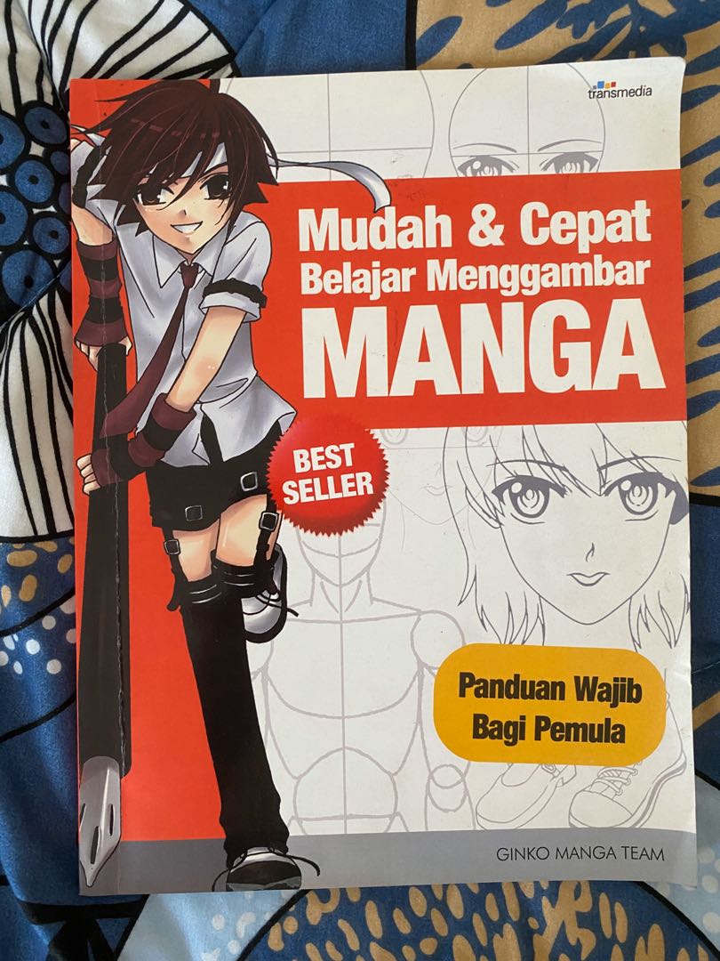 Buku cara menggambar manga, Buku & Alat Tulis, Komik dan Manga di Carousell