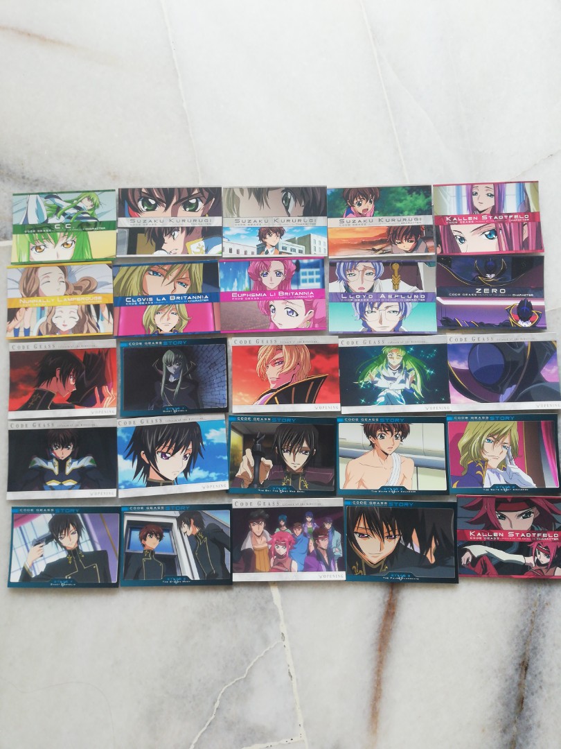 Cardsass Master Code Geass Card, Hobbies & Toys, Toys & Games on Carousell