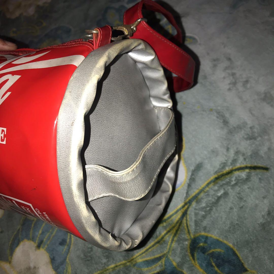 Sac à Dos Vintage Coca-Cola - Sling Bag Rouge - Nylon - Unisexe - Occasion