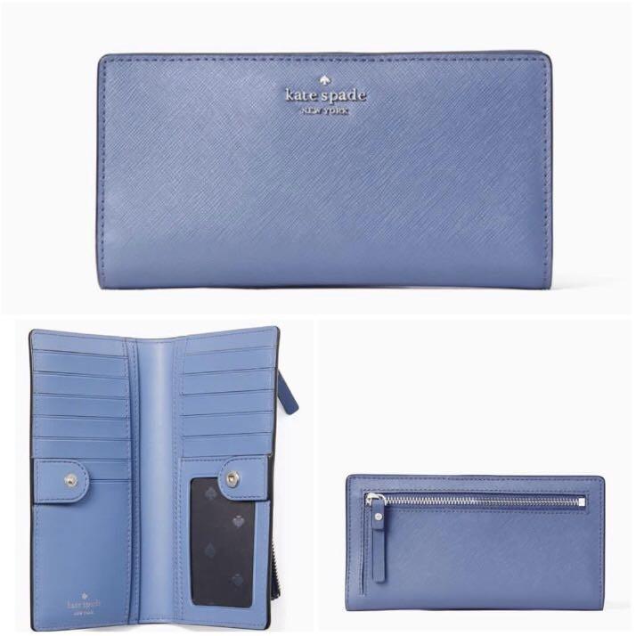 Kate spade blueberry cobbler wallet deals