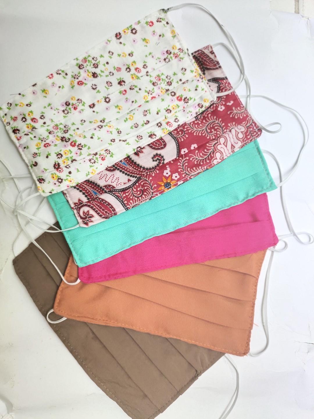 Masker Kain Katun 2 Ply Serba Serbi Others Di Carousell