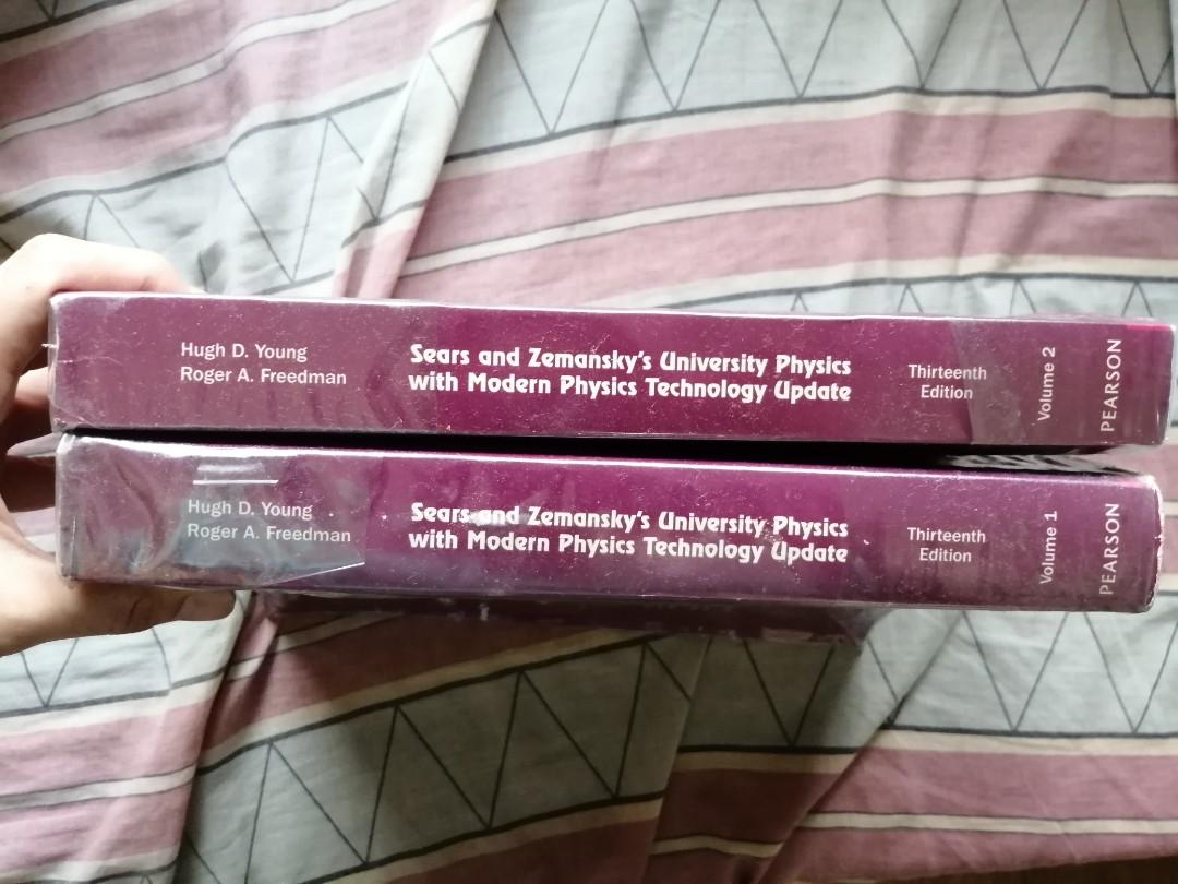 Sears and Zemansky's University Physics 13th Edition textbook, Hobbies