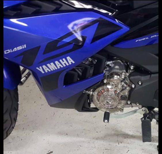Transparent engine sales cover motorcycle