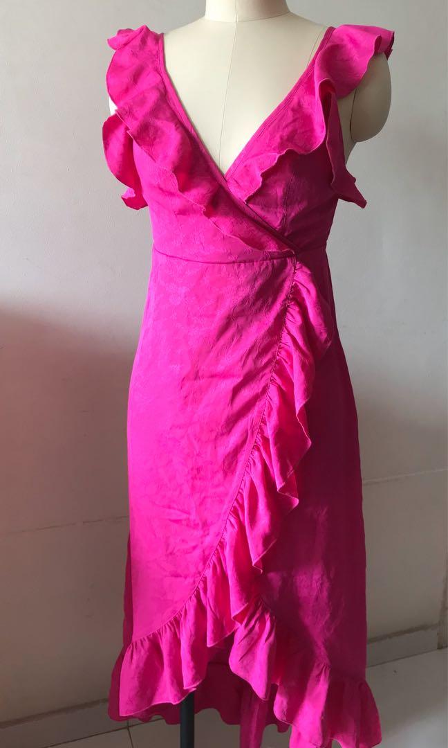 Topshop fuschia dress outlet