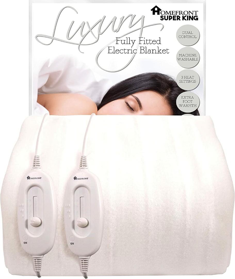 King extra length electric blanket discount