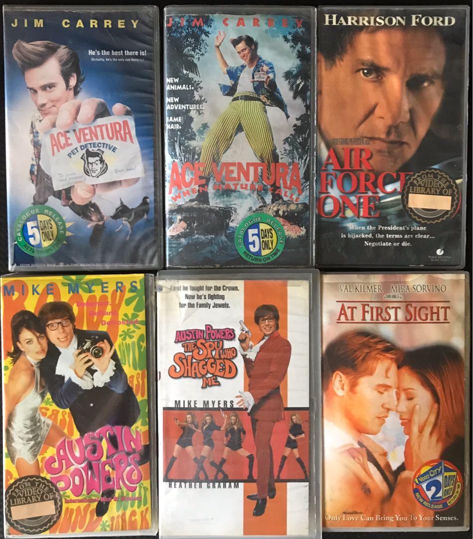 42 assorted VHS tape (Category: CDs & DVDs) located in Caloocan City. Submitted by all.for.less (Listing ID 1003619486, Image 2). Description: 40 Assorted VHS tape SOLD: Ace Ventura 1 Ace Ventura 2 Pick up location: Malabon City Payment accepted thru: E-money - PAYMAYA & GCASH only Bank - BDO & METROBANK only.