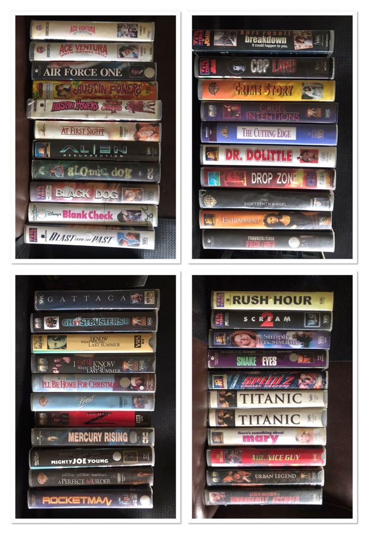 42 assorted VHS tape (Category: CDs & DVDs) located in Caloocan City. Submitted by all.for.less (Listing ID 1003619486, Image 1). Description: 40 Assorted VHS tape SOLD: Ace Ventura 1 Ace Ventura 2 Pick up location: Malabon City Payment accepted thru: E-money - PAYMAYA & GCASH only Bank - BDO & METROBANK only.