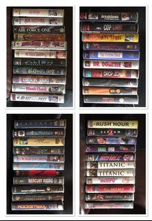 42 assorted VHS tape