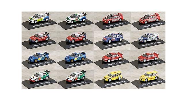 全新未開封CMS 1:64 RALLY CAR COLLECTION 特别版WRC Rally 16
