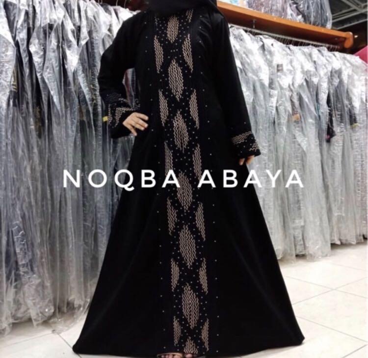 Abaya Bordir Zigas Gamis Abaya Arab Fesyen Wanita Muslim Fashion Gaun Di Carousell