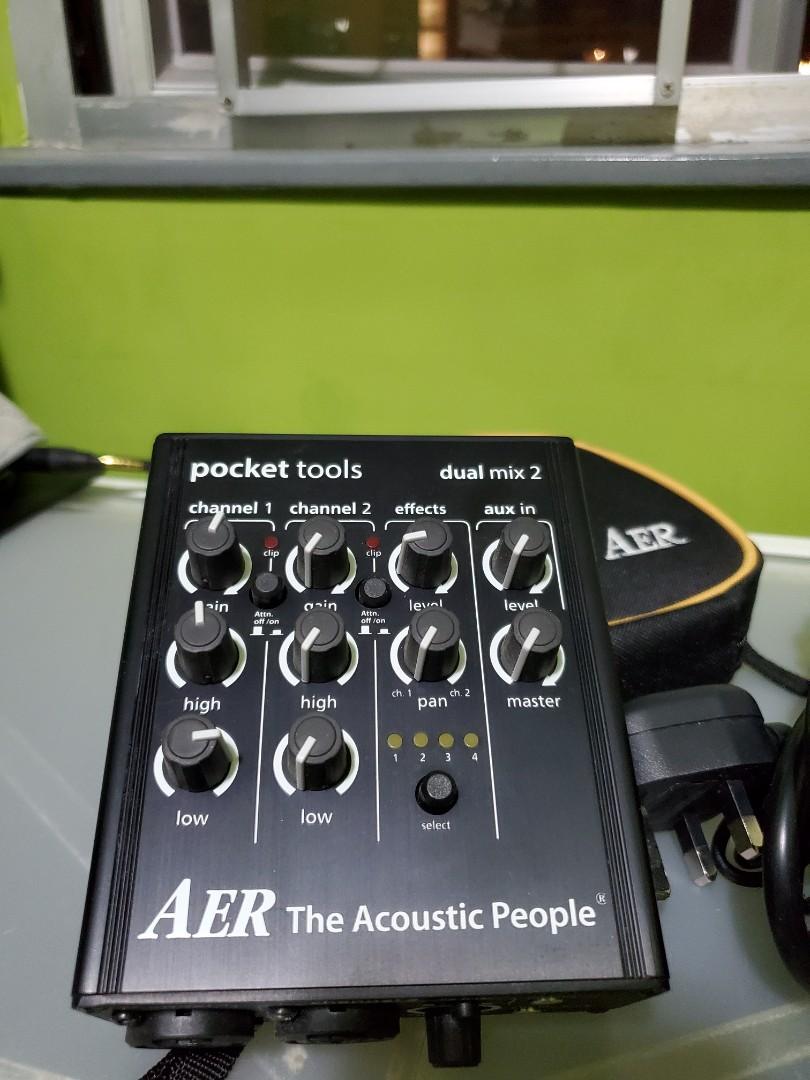 AER DUAL-MIX 2 ACOUSTIC GUITAR PREAMP DIRECT BOX, 興趣及遊戲, 音樂 