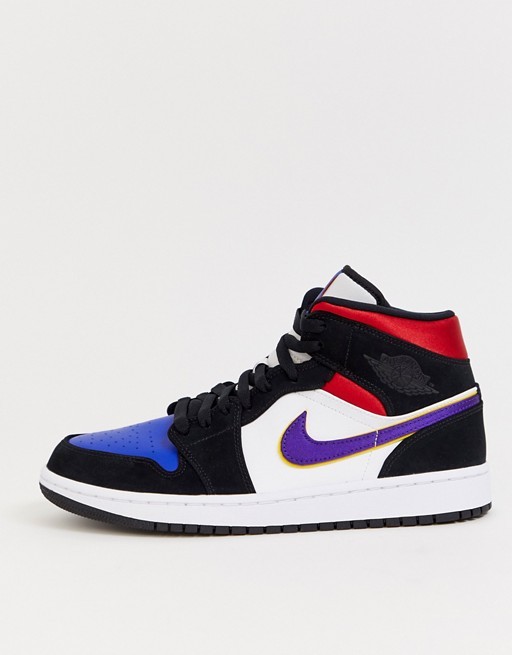 Jordan 1 mid se lakers sale