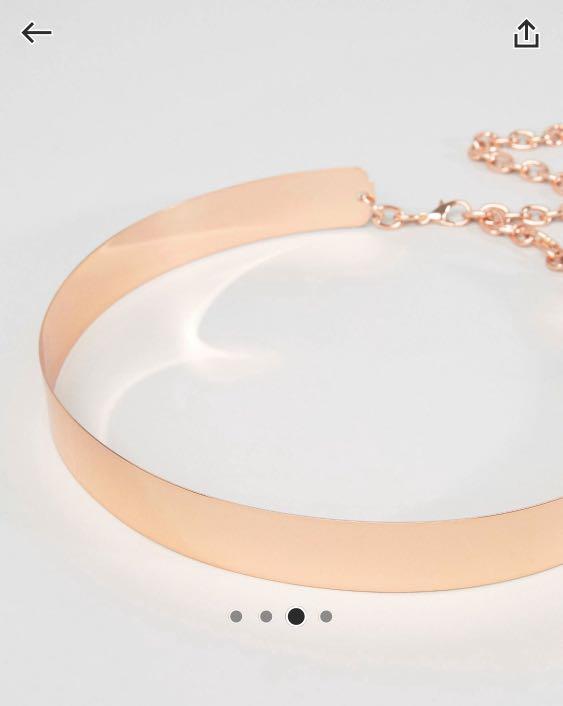 Rose gold sales waist belt