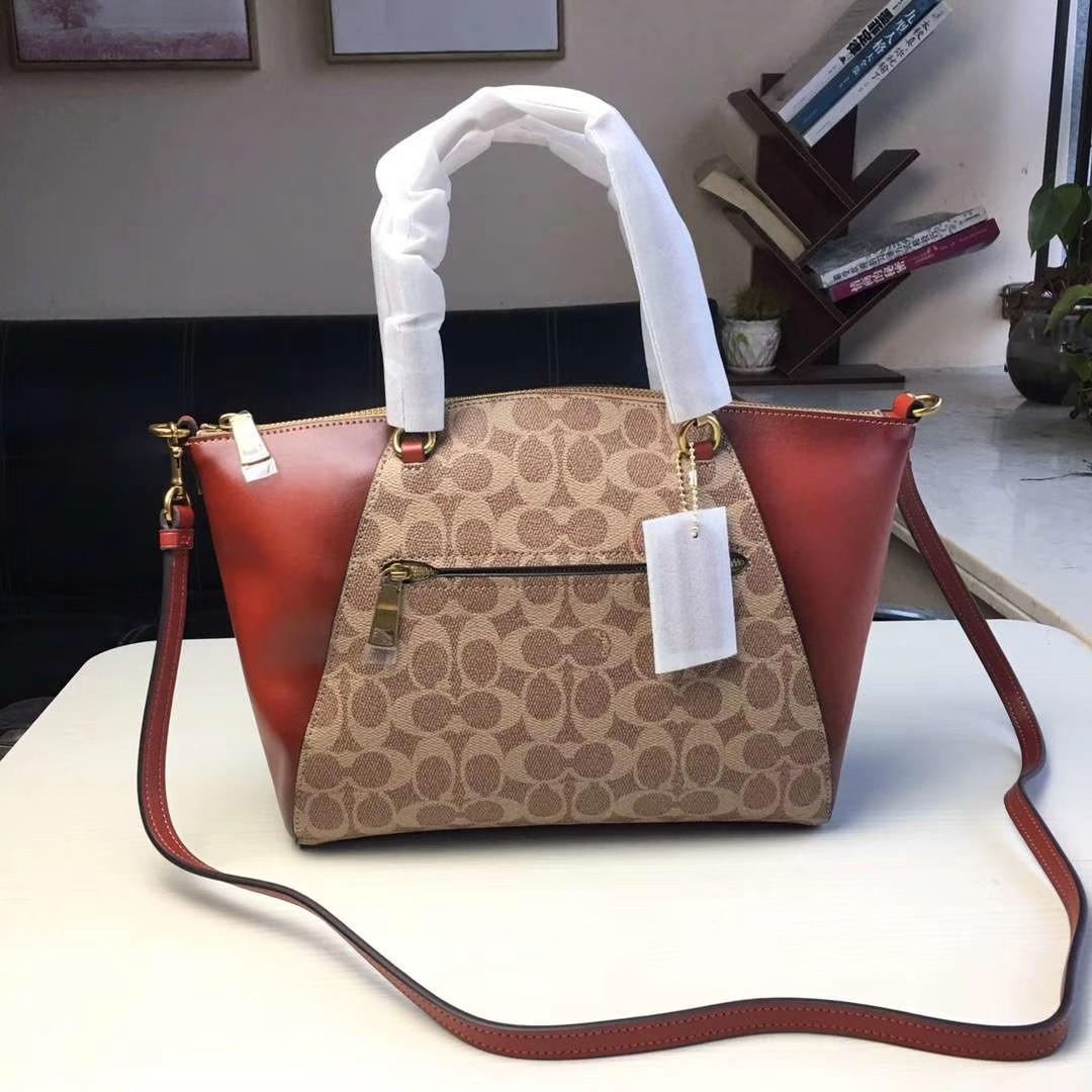 prairie satchel in signature canvas red