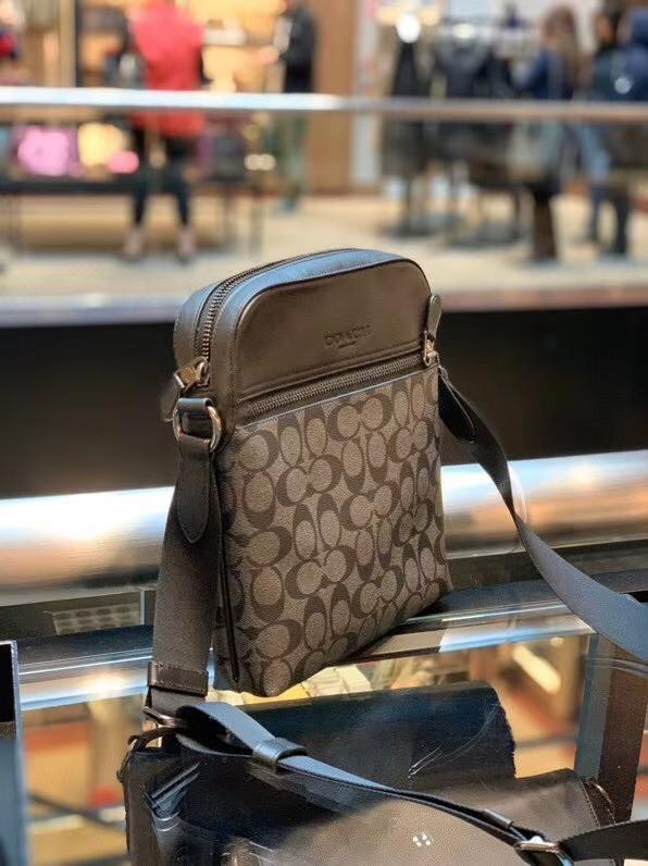Authentic coach 73336 men Houston flight bag in signature canvas messenger bag h bn B7