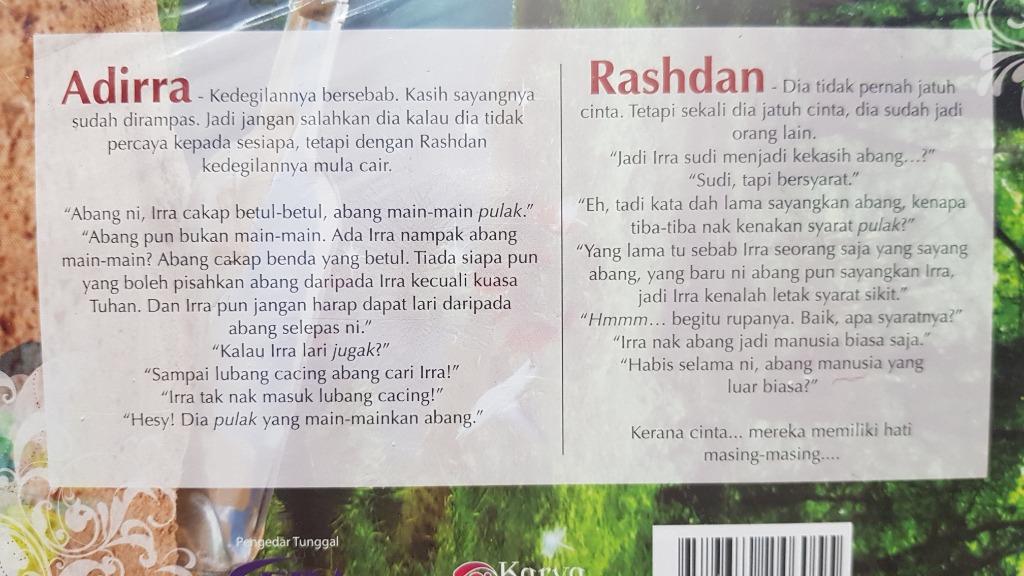 B Dan Hati Pun Berkata Books Stationery Fiction On Carousell