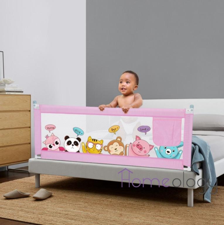 Baby Bed Guard Safe Bumper Kids Fence Crib Protector Cot Rail Safety Fencing, Babies & Kids
