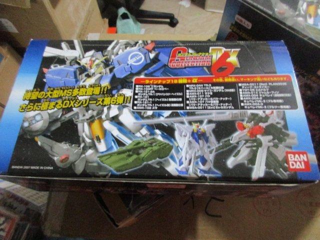 Bandai Hobby DX6 Gundam Collection – 1/400 Scale Trading Figures, 9 Per Box, No Glue Needed